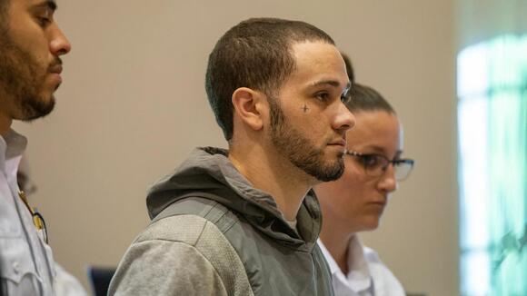 Wilbert Nieves during his arraignment in Leominster District Court on June 1, 2023.