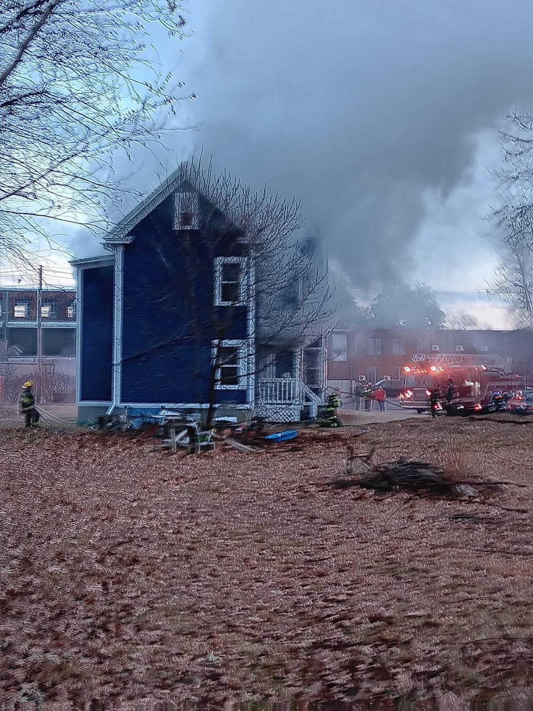 15 Jones Street structure fire in Orange on Christmas day 2023