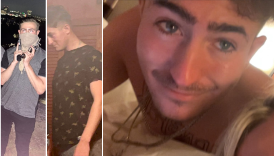These images show the person of interest in Monday's Home Depot shooting in Tewksbury, he's identified as possibly named Curtis and residing in southern New Hampshire. (Courtesy Photo: Tewksbury Police Department)