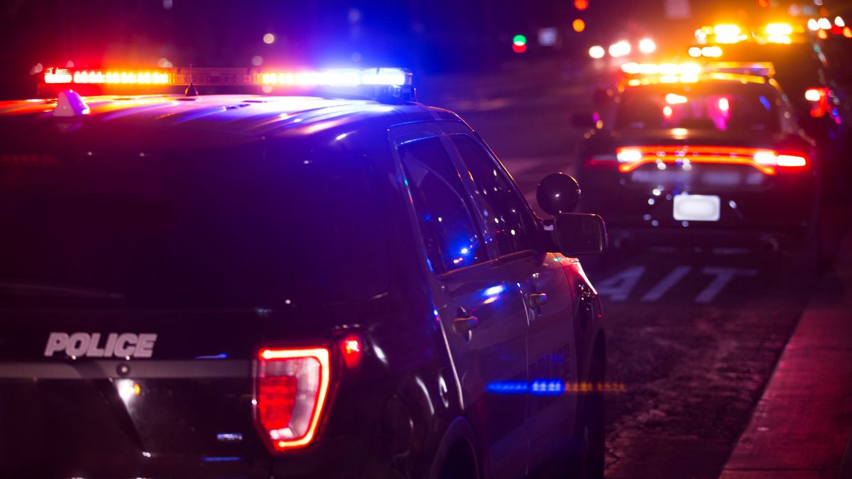 Stock photo of SUV police cruiser