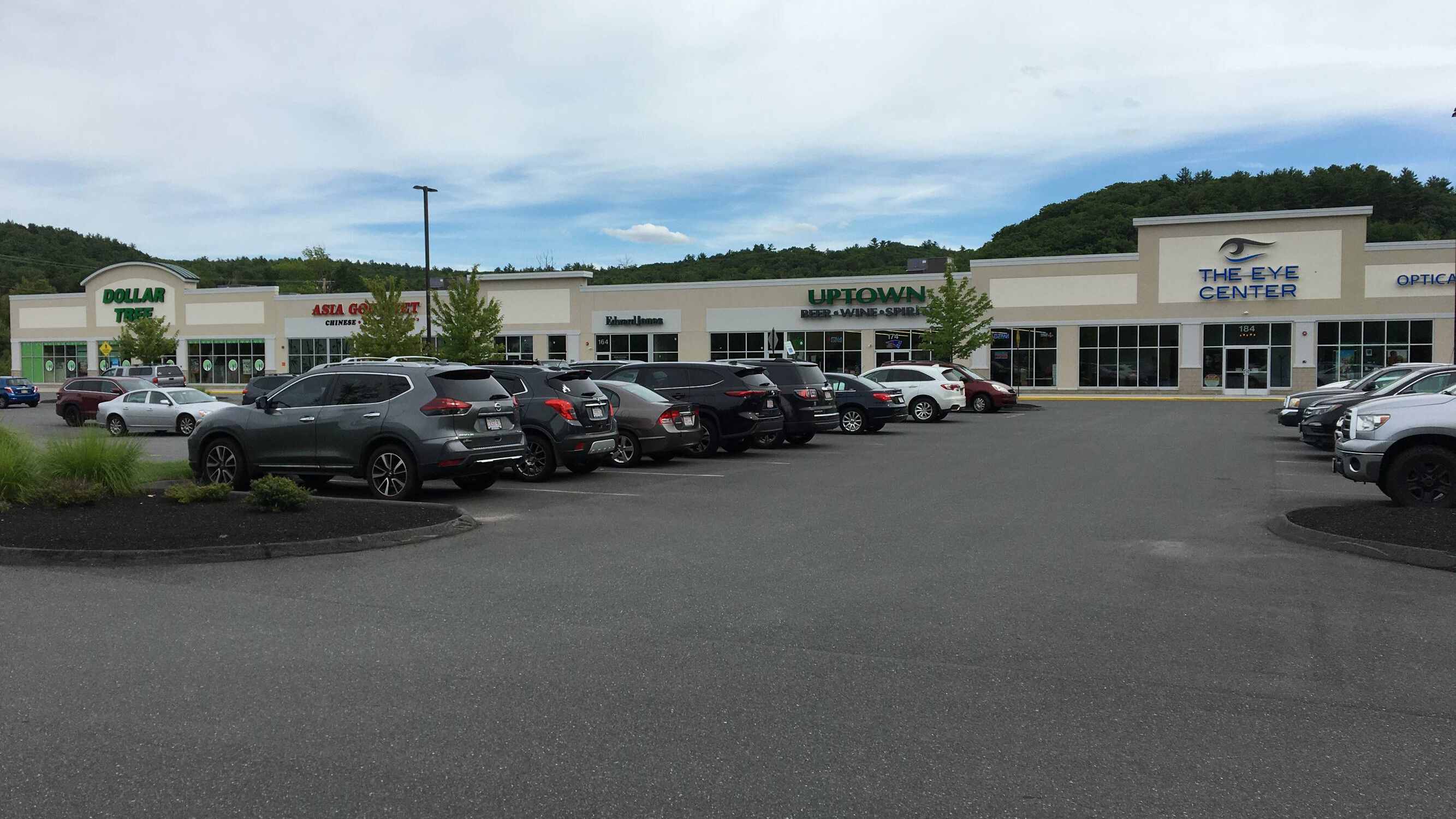 North Quabbin Commons on Market Drive in Athol. The parcel for the hotel is to the left of the Dollar Tree which is on the far left in the photo. (Photo Credit: crexi.com)