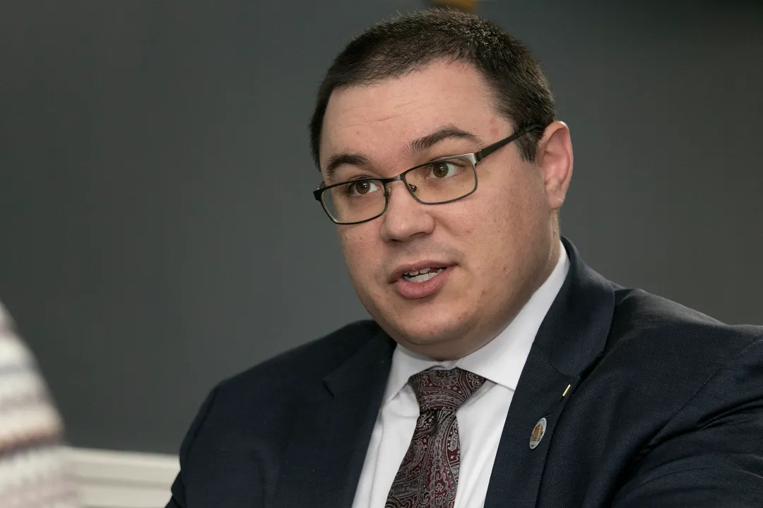 Portrait of Anthony Zarrella, Fitchburg City Council President, as seen in the Sentinel & Enterprise. Photo by John Love.