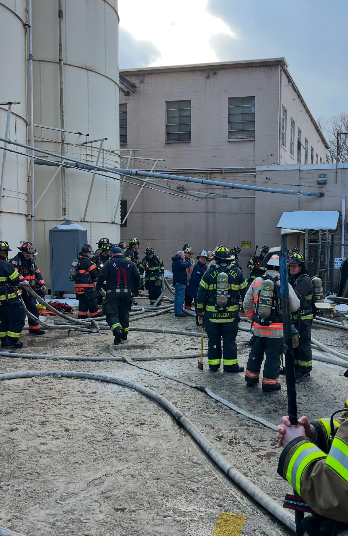 Firefighters respond to four alarm factory fire in Leominster