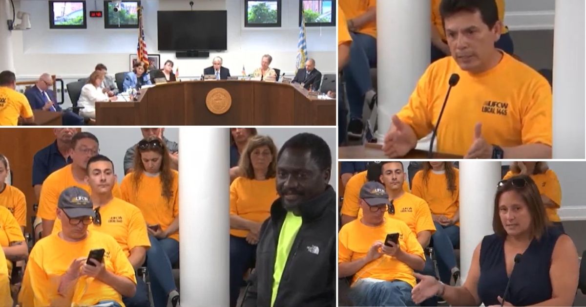 Collage from the June 24, 2025, Leominster City Council meeting showing Fernando Lemos speaking at a podium, Lawrence of Leominster standing before the council, and Jennifer Flanagan addressing councilors during public comment on the proposed racetrack.