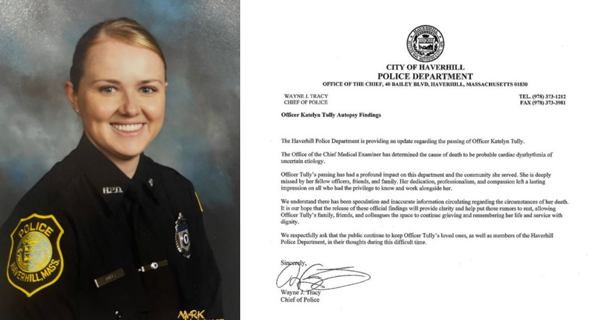 Autopsy findings released for Haverhill officer placed on leave during Gigliotti death investigation