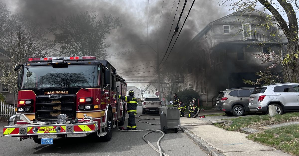 Framingham cat rescue fire