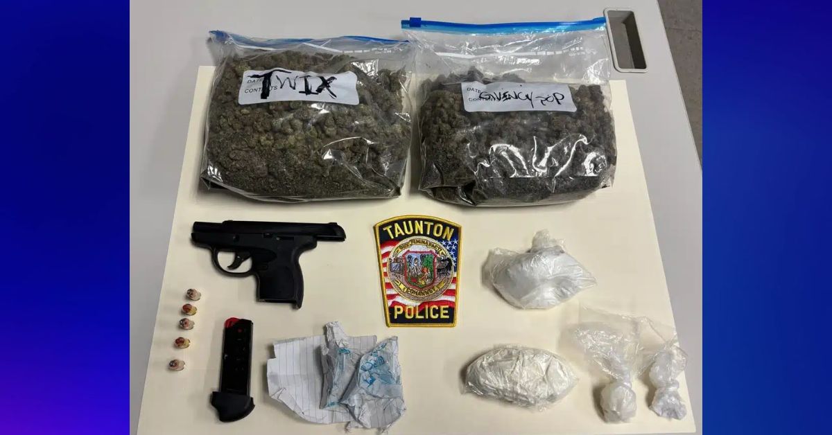 Two arrested in Taunton after firearm disturbance leads to major drug and gun bust at nearby apartment