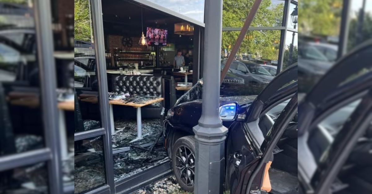 BMW crashes into restaurant in Newburyport, injuring three patrons