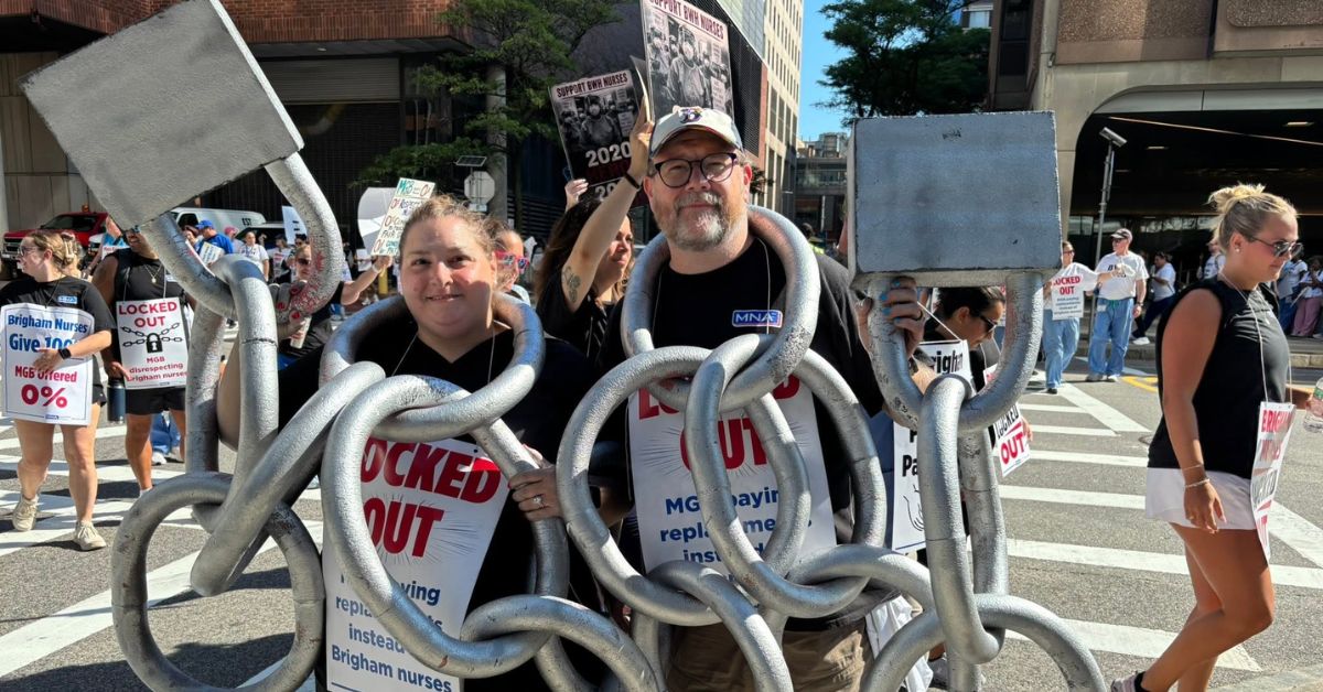 Brigham and Women’s Hospital nurses locked out until July 13 after one-day strike