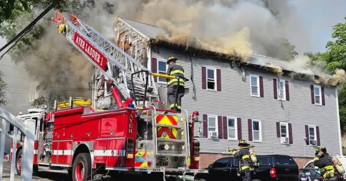 Six-alarm fire leaves Ayer multifamily home uninhabitable, several pets unaccounted for