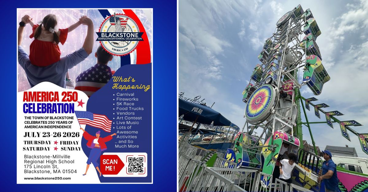 Blackstone’s four-day semiquincentennial celebration set for July 23-26, with fireworks July 25
