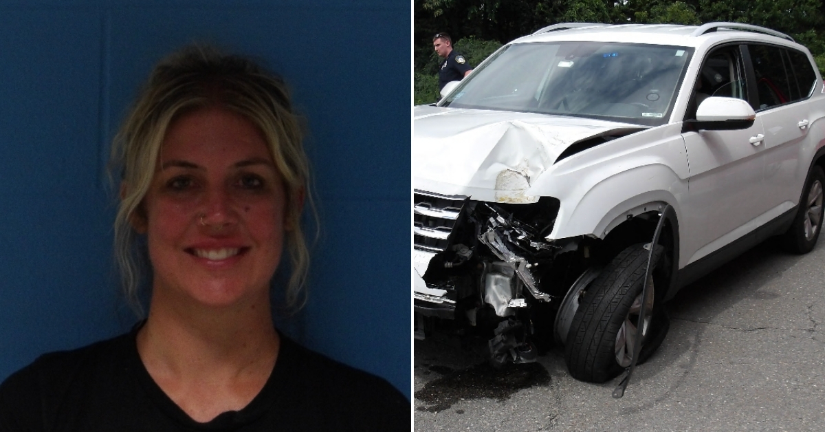 Woman charged with OUI, child endangerment after crash in Groton with 3 kids in car