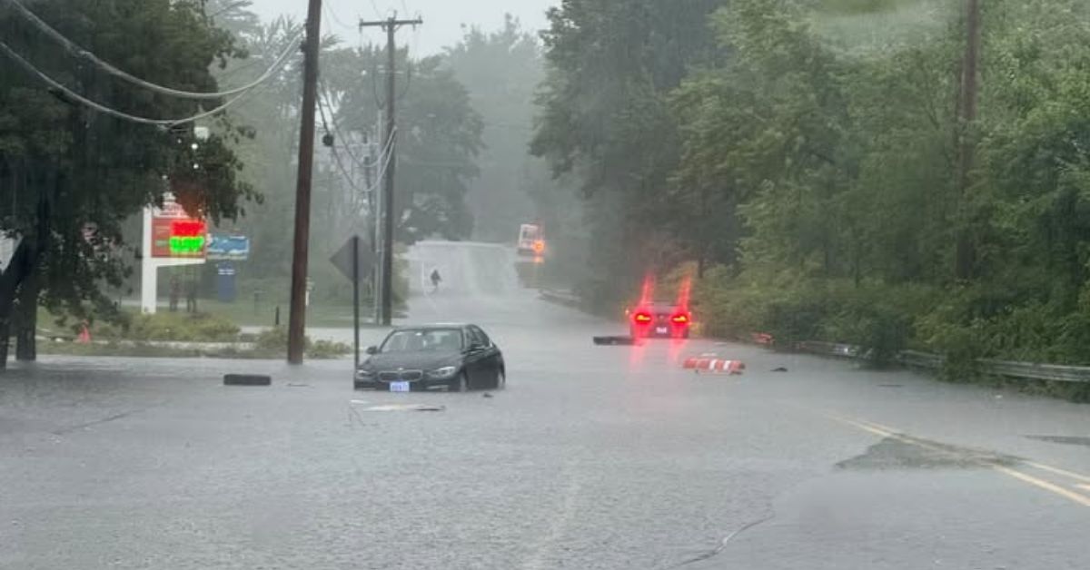 Heavy rain floods roads across Massachusetts, forcing closures in Leominster, Lunenburg and beyond