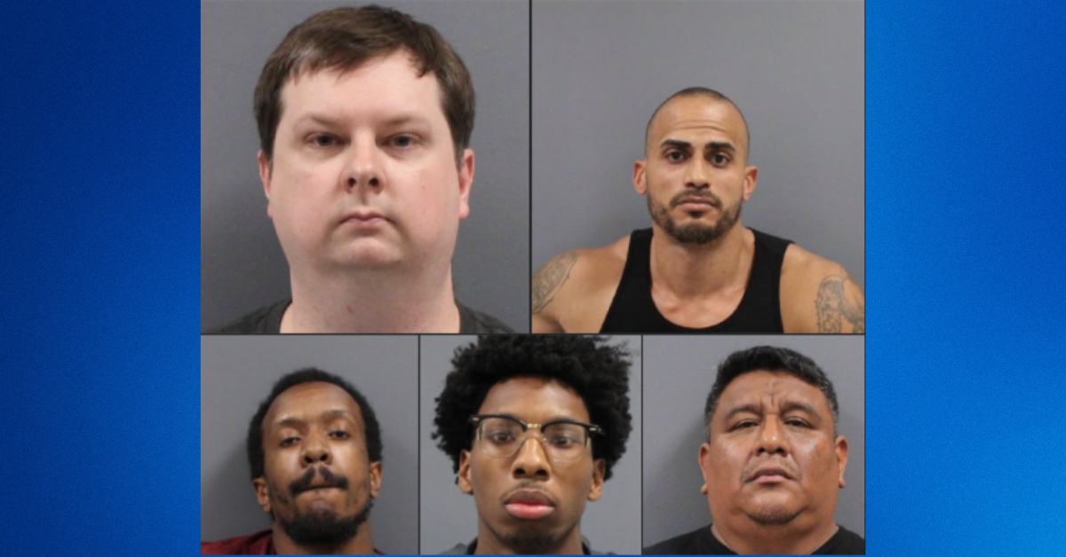 Five men arrested in undercover child exploitation operation in Marlborough