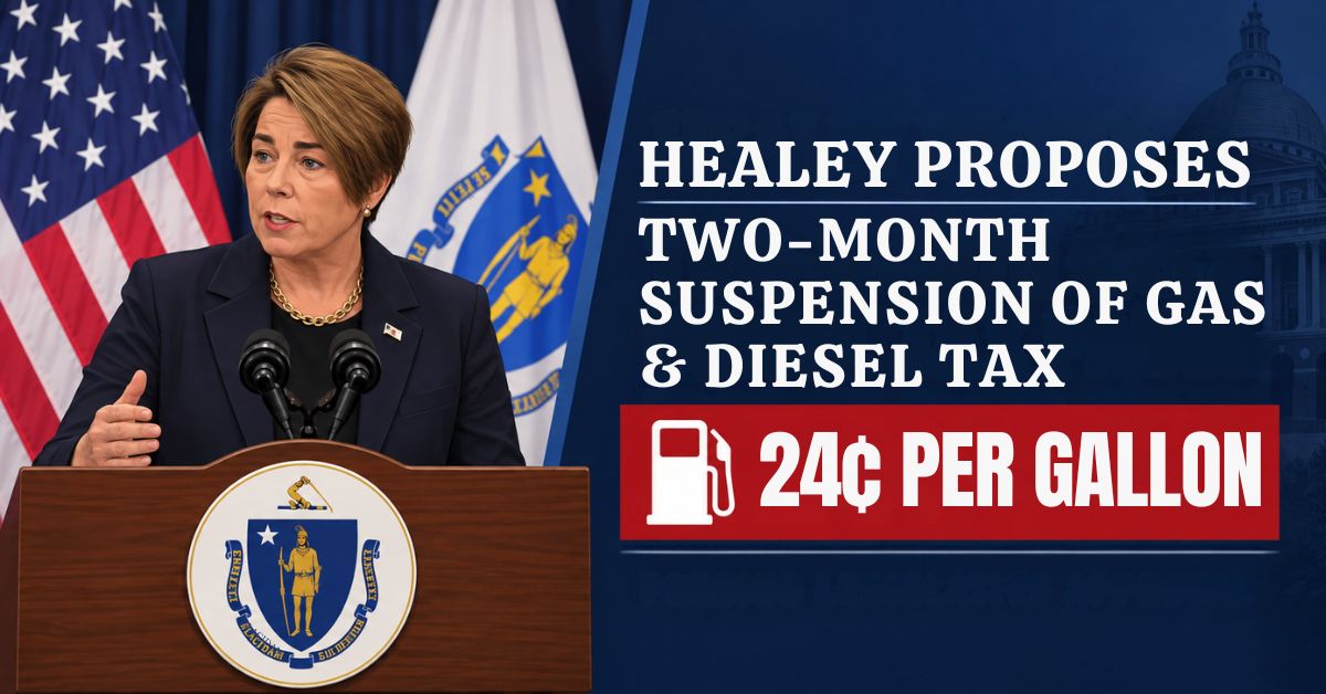 Governor Healey proposes two-month suspension of Massachusetts gas and diesel tax