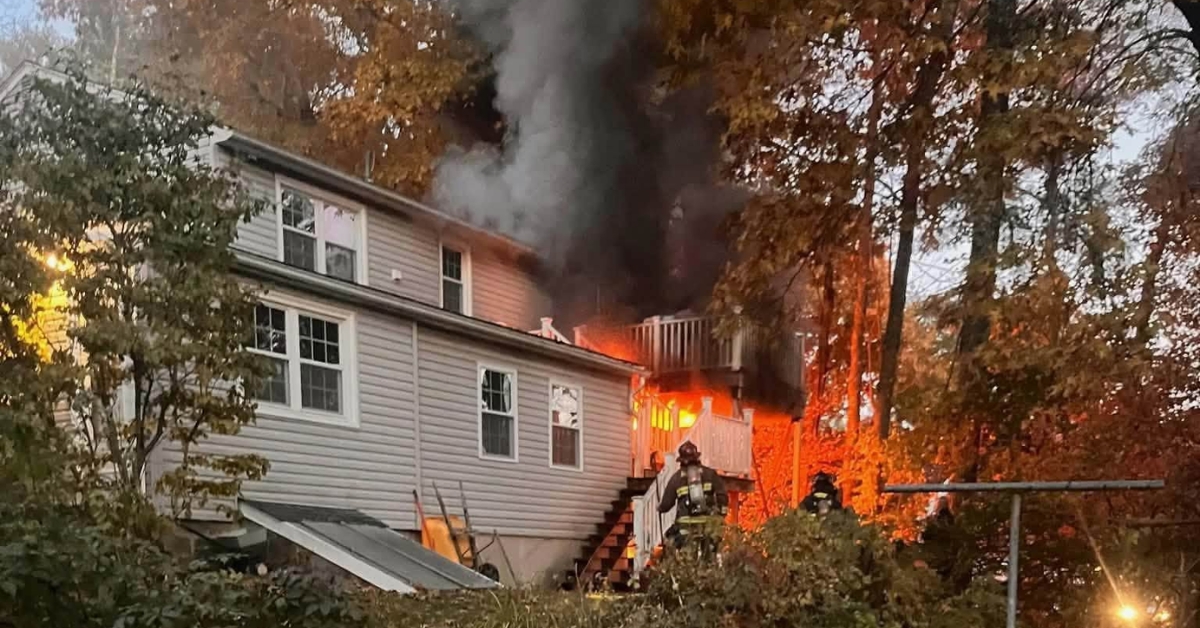 Oxford firefighters respond to two-alarm house fire on Turner Road